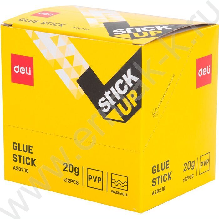 Клей-карандаш  20г Stick UP /корпус - желтый /картон. дисплей | Фото 4