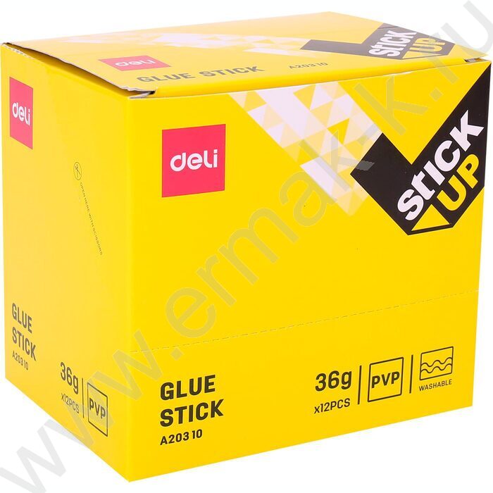 Клей-карандаш  36г Stick UP /корпус - желтый /картон. дисплей | Фото 5