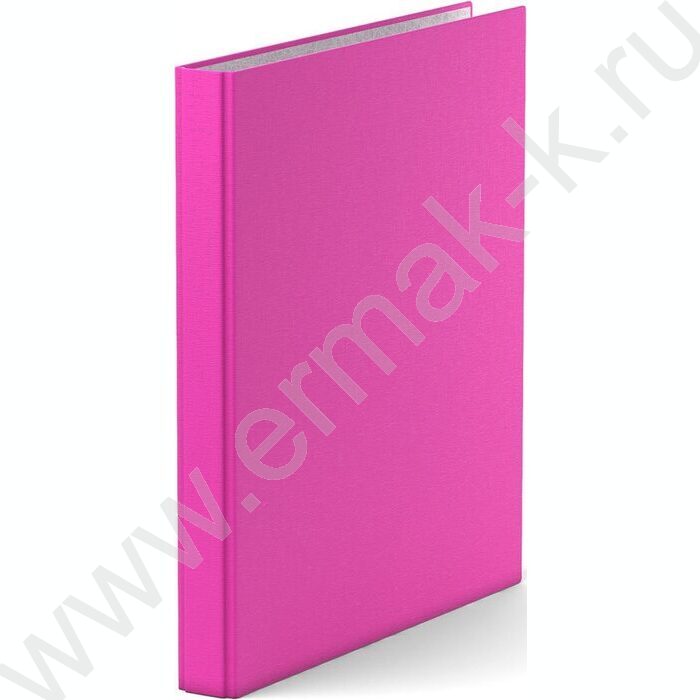 Папка 2 кольца 35мм Neon ламинир розовый | Фото 1