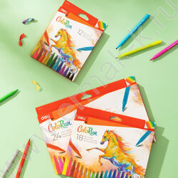 Фломастеры  18цв ColoRun вентилируемый колпачок, коробка европодвес | Фото 3