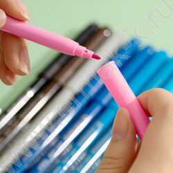 Фломастеры  18цв ColoRun вентилируемый колпачок, коробка европодвес | Фото 7