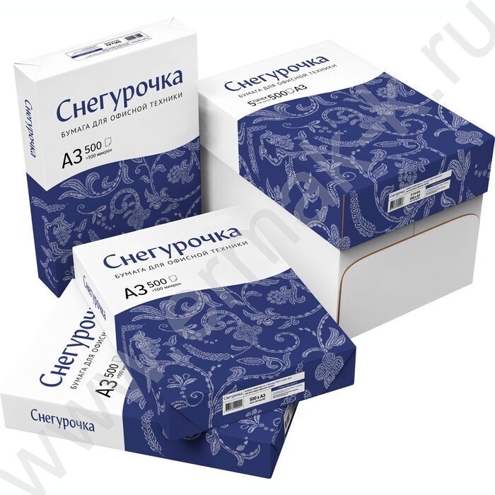Бумага А3 "Снегурочка" 500л 80г/мкв 95%бел | Фото 3
