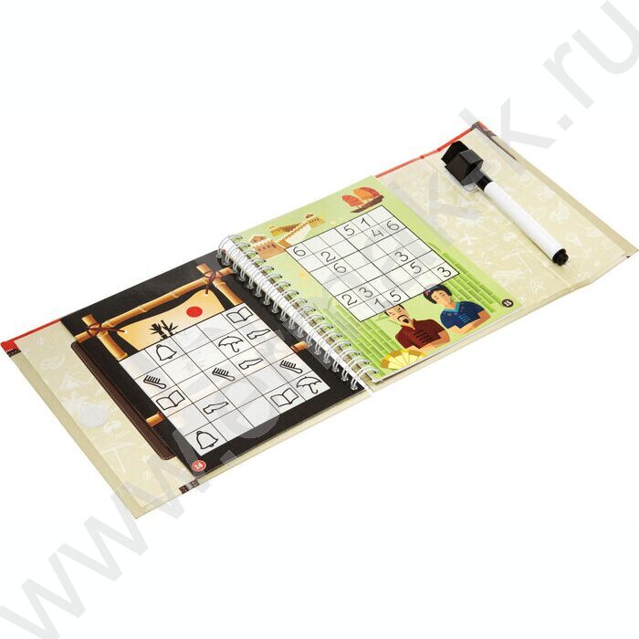 Игры в дорогу.Судоку 5+ пиши-стирай | Фото 5