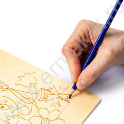 Набор д/творчества Выжигание.Доски для выжигания 2 шт "Белочка и мышка" | Фото 6