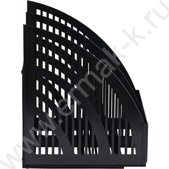 Лоток вертикальный разборный Line /чёрный/ 2отд. | Фото 2