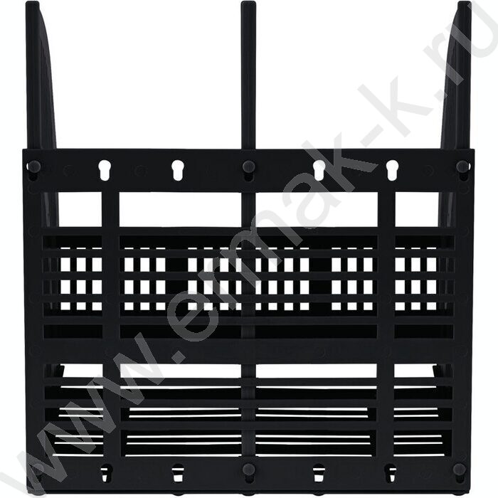 Лоток вертикальный разборный Line /чёрный/ 2отд. | Фото 4