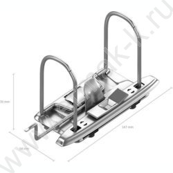 Файл 70мм Бизнес разборный зелёный с карманом | Фото 5