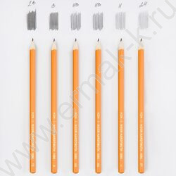 Карандаш ч/гр /набор  6шт/ блистер (KIN 1696) | Фото 7