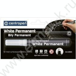 Маркер перм. /белый/ 2,5мм круг | Фото 2