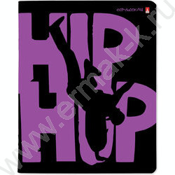 Тетрадь  48л клетка "Hip-Hop" /гибридный УФ лак/конгрев/ 5видов | Фото 2