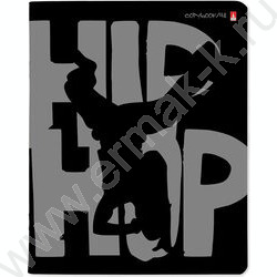 Тетрадь  48л клетка "Hip-Hop" /гибридный УФ лак/конгрев/ 5видов | Фото 4