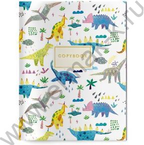 Тетрадь  40л клетка "Динозавры"