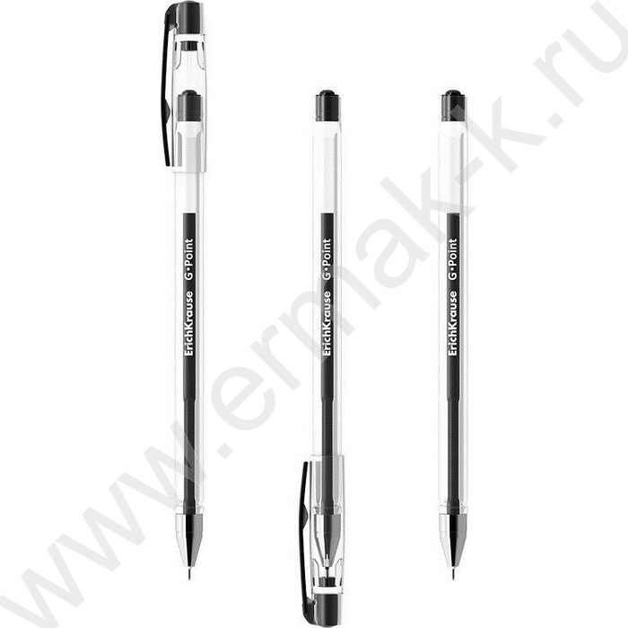 Ручка гелевая черная 0,38мм  G-Point Stick Classic /игла/ | Фото 1
