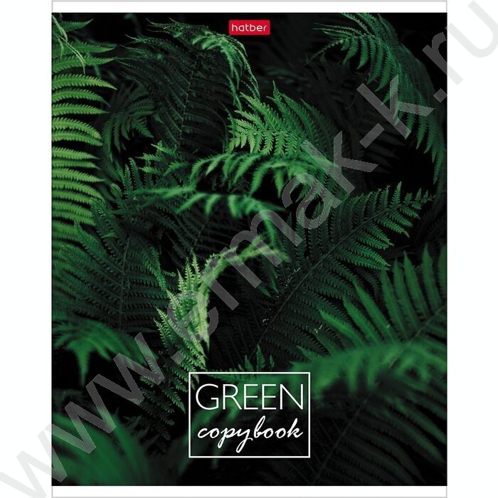 Тетрадь  96л клетка "MOREgreen" 5видов | Фото 1