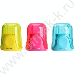 Точилка 2отв. пластик U-touch ассорти дисплей | Фото 1