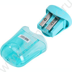 Точилка 2отв. пластик U-touch ассорти дисплей | Фото 2