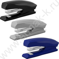 Степлер №10  15л пластик Elegance /встроен антистеплер/+скобы ассорти блистер,европодвес | Фото 1