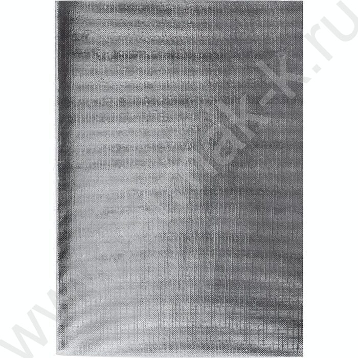 Тетрадь  96л А4 клетка "Бум/винил" METALLIC серебро | Фото 1