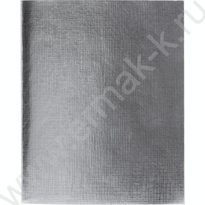 Тетрадь  96л линейка "Бум/винил" METALLIC серебро | Фото 1