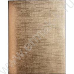 Тетрадь  48л линейка "Бум/винил" METALLIC золото | Фото 1