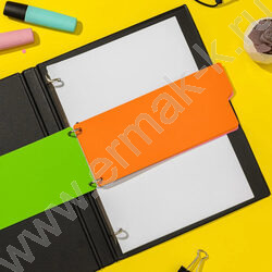 Разделитель листов пластик полоски - 105мм*240мм, 12листов, 4цвета | Фото 6