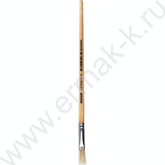 Кисть  щетина №10 плоская | Фото 1