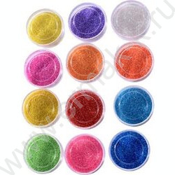 Набор блёсток декоративных №6 12цв*5,6г картонная коробка | Фото 2