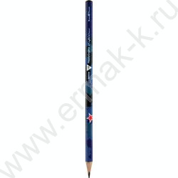 Карандаш ч/гр HB Happy Graphix.Милитари синий | Фото 1