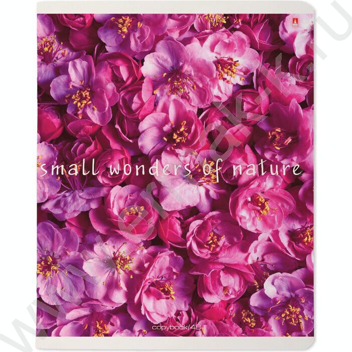 Тетрадь  48л клетка "Цветочный паттерн" ассорти | Фото 5