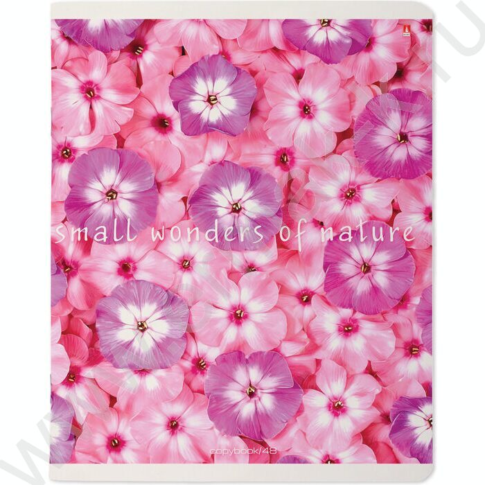 Тетрадь  48л клетка "Цветочный паттерн" ассорти | Фото 6