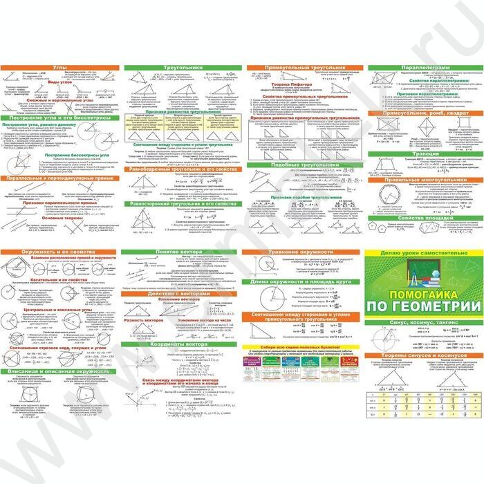 Буклет "Помогайка по геометрии" | Фото 2