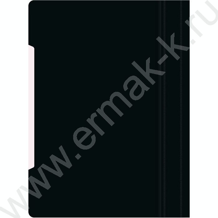 Скоросшиватель пл черный прозрач.верх.лист, карман на лиц.стороне | Фото 3