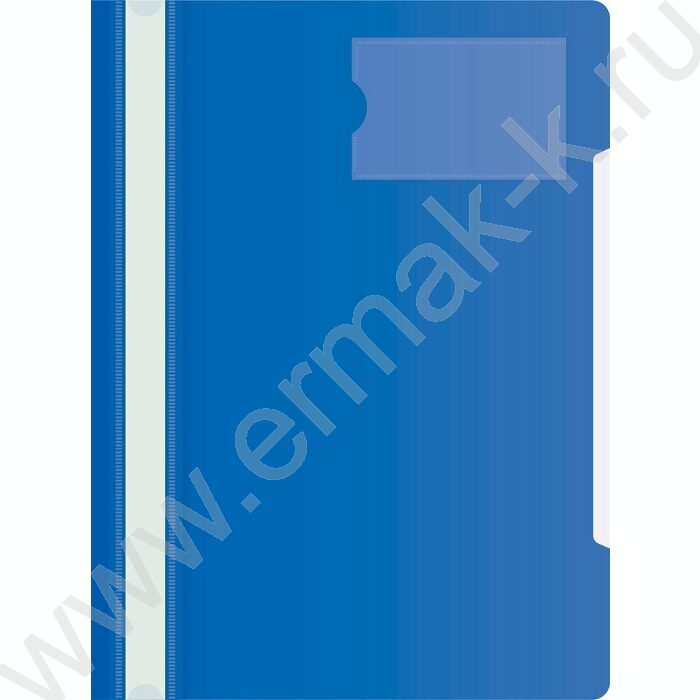 Скоросшиватель пл прозрач.верх.лист, карман для визиток /ассорти | Фото 2