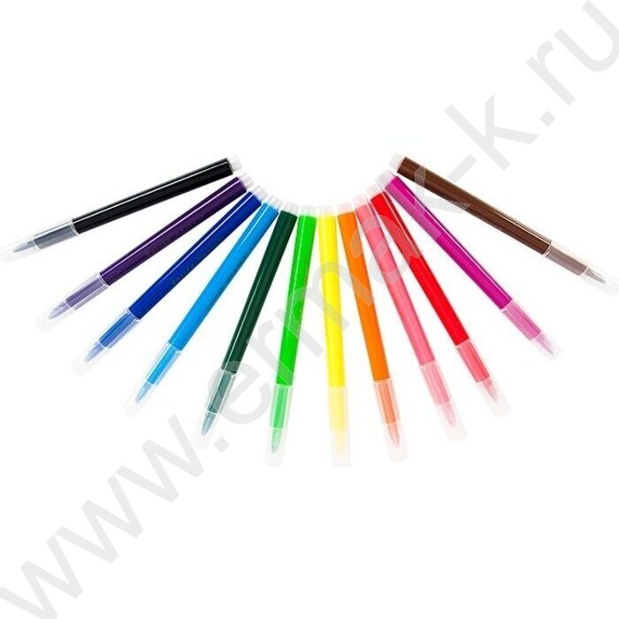 Фломастеры  12цв Каляка-Маляка /трехгранные, грифель-3мм, блистер | Фото 3