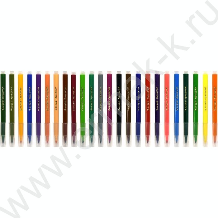 Фломастеры  24цв Каляка-Маляка /трехгранные, грифель-3мм, блистер | Фото 2