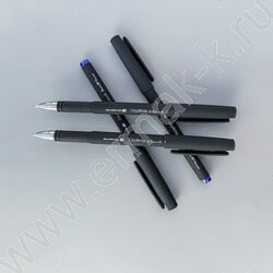 Ручка шар CityWrite.Black синяя 1мм /антискольз.корпус | Фото 8