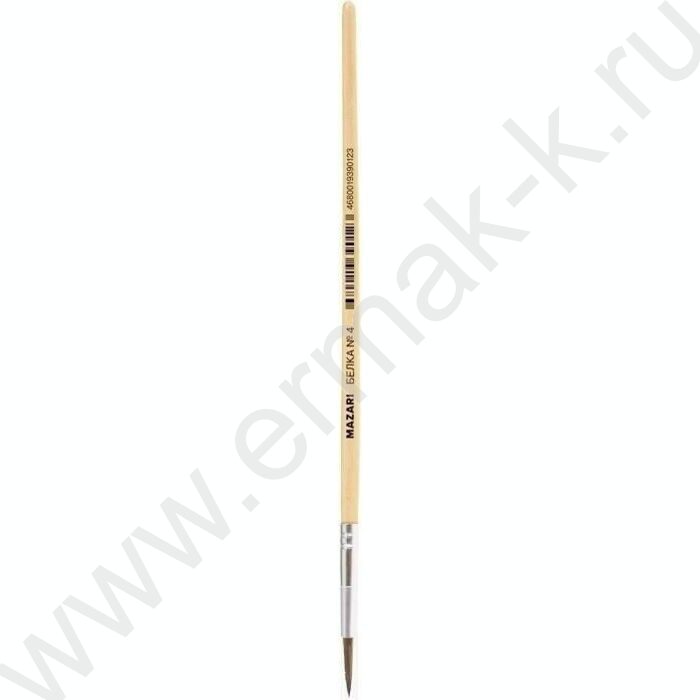 Кисть  белка № 4 круглая | Фото 1