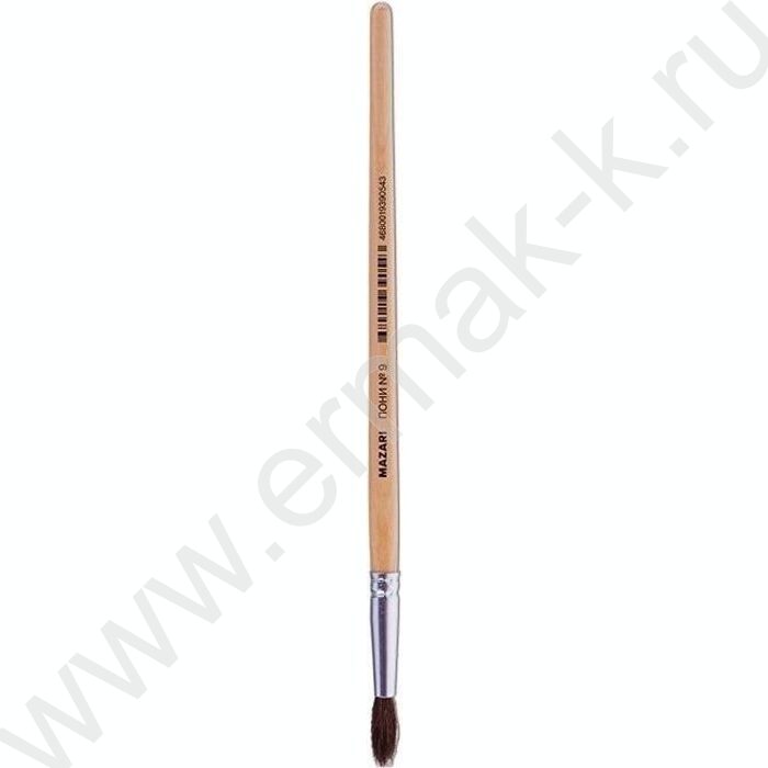 Кисть  пони № 9 круглая | Фото 1