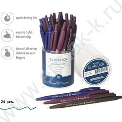 Ручка шар авт SlimClick.Original синяя 0,5мм /антискольз.корпус/3цв.корпуса | Фото 3