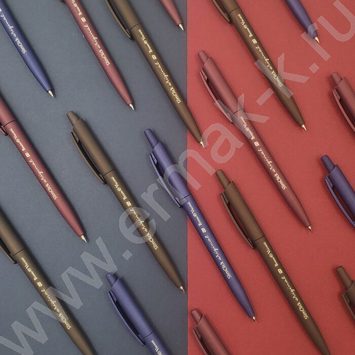 Ручка шар авт SlimClick.Original синяя 0,5мм /антискольз.корпус/3цв.корпуса | Фото 6