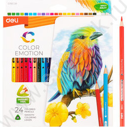 Карандаши  24цв Color Emotion липа /трехгранные/ европодвес | Фото 1