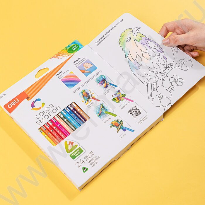 Карандаши  24цв Color Emotion липа /трехгранные/ европодвес | Фото 5