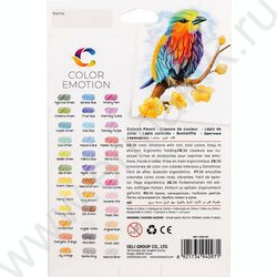 Карандаши  36цв Color Emotion липа /трехгранные/ европодвес | Фото 5