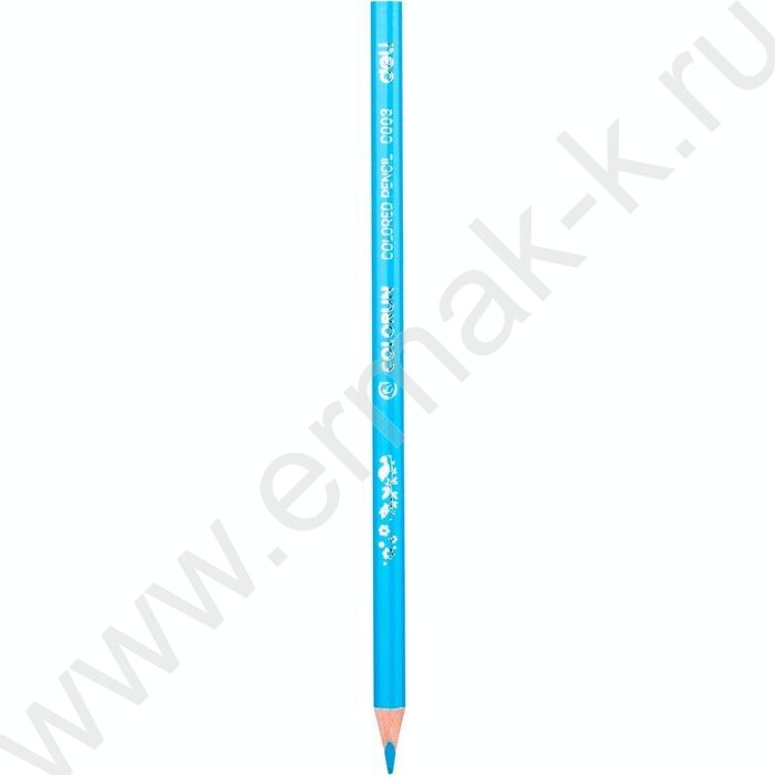 Карандаши  12цв ColoRun тополь /трехгранные + точилка /карт. тубус | Фото 3