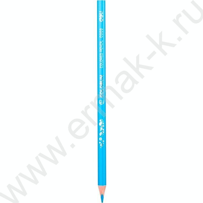 Карандаши  24цв ColoRun тополь /трехгранные + точилка /карт. тубус | Фото 4