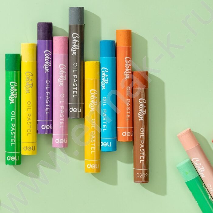 Пастель масляная 12цв  ColoRun /картон.кор. /европодвес | Фото 4