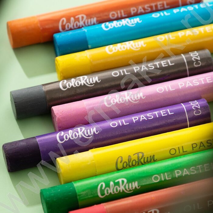Пастель масляная 12цв  ColoRun /картон.кор. /европодвес | Фото 5