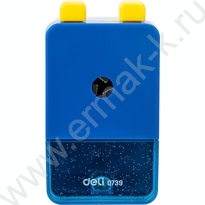 Точилка механическая 1 отверстие пластик /ассорти - розовый. зеленый, голубой | Фото 6