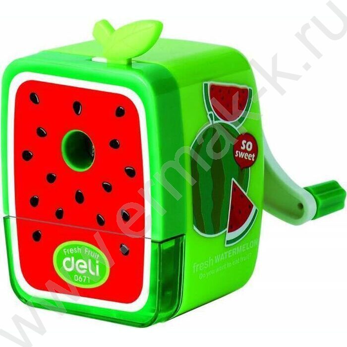 Точилка механическая 1 отверстие Blooming пластик /ассорти | Фото 1