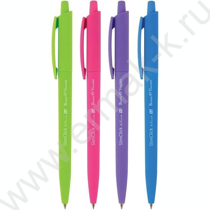 Ручка шар авт SlimClick.Special синяя 0,5мм /антискольз.корпус/5цв.корпуса | Фото 1